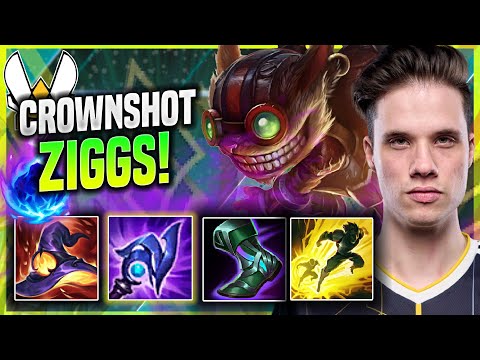 CROWNSHOT IS A MONSTER WITH ZIGGS! - VIT Crownshot Plays Ziggs ADC vs Vayne! | Season 11
