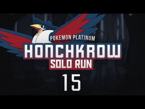 Pokemon Platinum Honchkrow Solo Run Part 15 - Elite 4