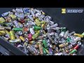 ENERPAT Hopper Type Automatic Aluminum Cans Baler Aluminio Puede Empacadora