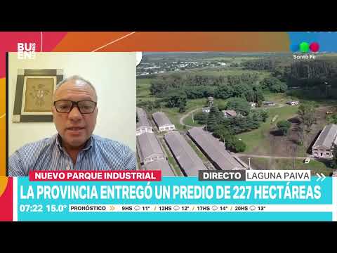 La provincia entregó 227 hectáreas a Laguna Paiva, que proyecta un parque industrial en el predio