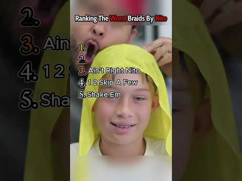 Ranking The Worst Braids By Nito #funny #funnymemes