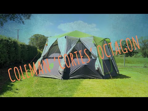 Setting up: COLEMAN 'Cortes' OCTAGON 8 tent