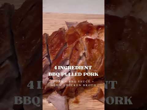 The most tender BBQ pork I’ve ever eaten-and the best part  I MADE IT! Well my crockpot did!