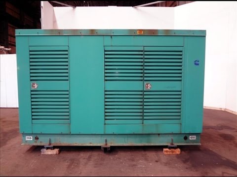 Used- Cummins 350kW standby natural gas generator set - Stock# 46004001
