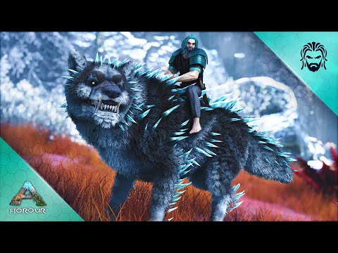 I Tamed A Mythological Wolf! My First Time Taming Fenrir! - ARK Fjordur [E18]