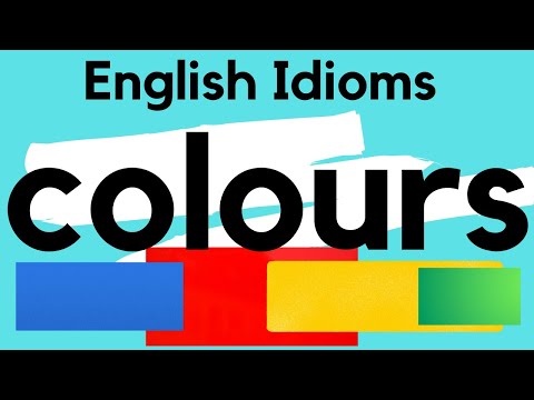 7 Everyday English Idioms about COLOURS