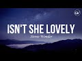 Stevie Wonder - Isn't She Lovely [Lyrics]