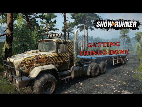 SnowRunner Ep 45     Bricks, bricks and more bricks and other things too