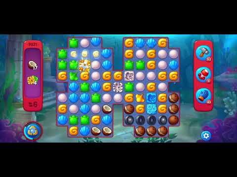 Fishdom Hard level 9821 no boosters フィッシュダム ハード