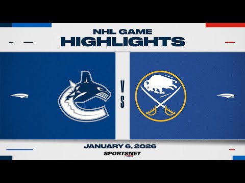 NHL Highlights | Canucks vs. Sabres - January 6, 2025
