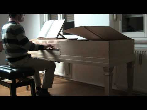 C. P. E. Bach Wq 59/5. Pablo Gómez Ábalos, Clavecin royal (roïal). First test of the swell and stops