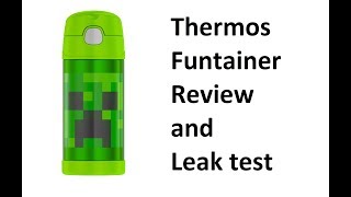 Thermos funtainer mincraft creeper review leak test