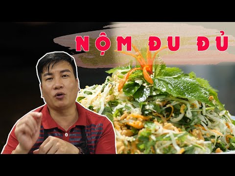 Làm NỘM ĐU ĐỦ chuẩn nhà hàng, nước nộm CỰC NGON I Cùng Cháu Vào Bếp