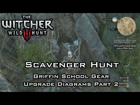 The Witcher 3: Wild Hunt - Scavenger Hunt: Griffin School Gear Upgrade Diagrams Part 2 - Novigrad