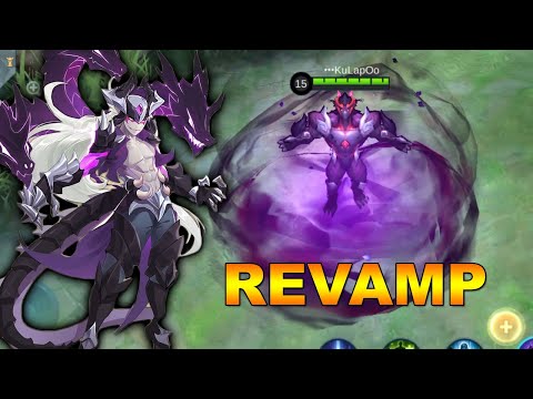 Revamp Yu Zhong Is Here! | Full Black Dragon Form | Mobile Legends