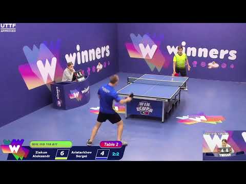 WINners CUP table 2  16.11 Ziakun Aleksandr - Aristarkhov Sergei  21:00