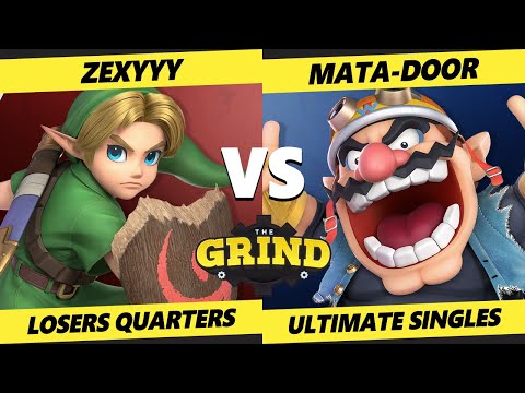 The Grind 193 Losers Quarters - Zexyyy (Young Link) Vs. Mata-Door (Wario) Smash Ultimate - SSBU