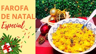 Farofa de Natal Especial Muito Gostosa e Fcil de Fazer | Receitas de Natal #08