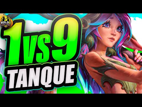 HACEMOS 1VS9 CON BUILD TANK DE LILLIA | ELYOYA