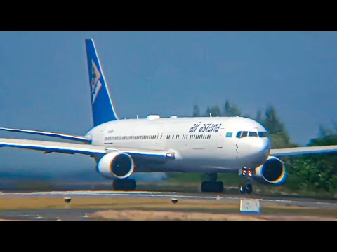 Air Astana Boeing 767-3KY(ER) EI-KEB Takeoff