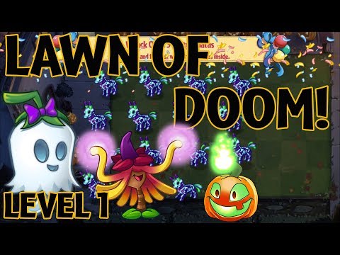 PvZ 2 - Pinata Party October 29, 2017 - Lawn Of Doom - Day 13 - Level 1 Plants