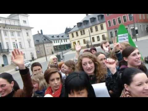 ZEULENRODA i love arctic Menschenbanner - Greenpeace