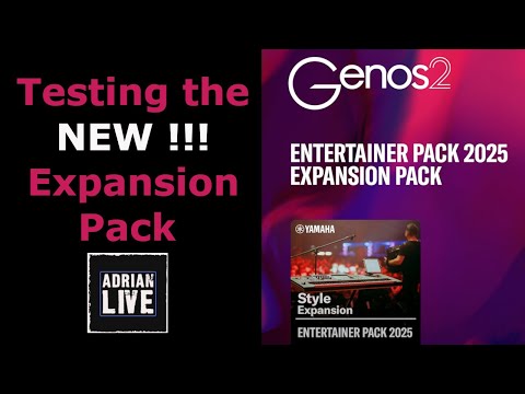 Yamaha Genos 2 - NEW 🔥Entertainer Pack 2025 👍| Testing by Adrian Live Music