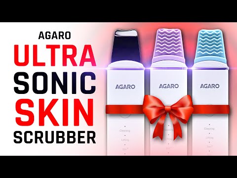Agaro Ultrasonic Facial Skin Scrubber || Tegonity Studio
