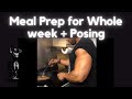 One Week Of Bodybuilding Meal Prep. The Week Post Show.
