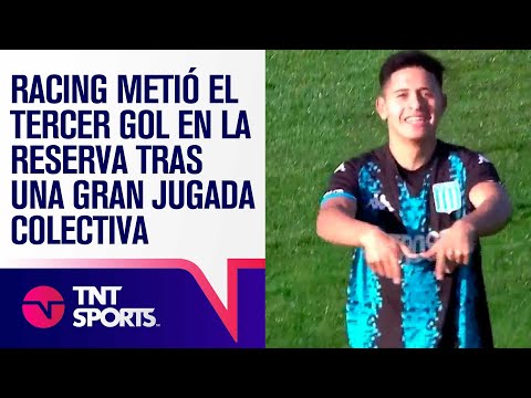 ¡QUÉ GOLAZO! RACING metió el TERCER GOL en la RESERVA tras una GRAN jugada colectiva ⚪🔵