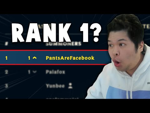 The day I got Rank 1 Challenger..