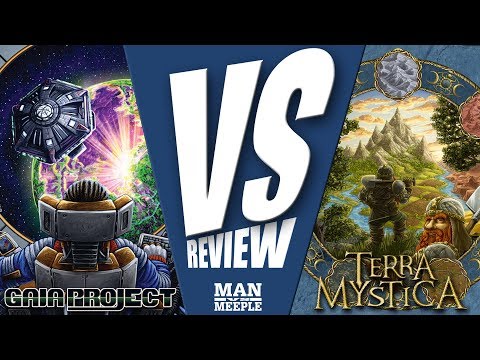 "VS" - Gaia Project versus Terra Mystica (Z-Man Games) by Man Vs Meeple