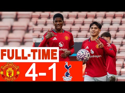 Manchester United 4 - 1 Tottenham Hotspur | Highlights | U21 Premier League | 25-10-25