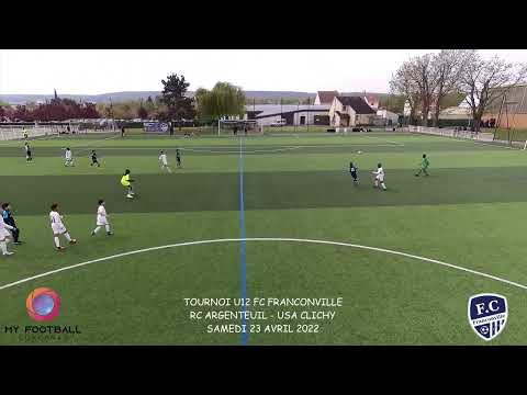 SAMEDI 23 AVRIL TOURNOI FC FRANCONVILLE U12 RC ARGENTEUIL - USA CLICHY