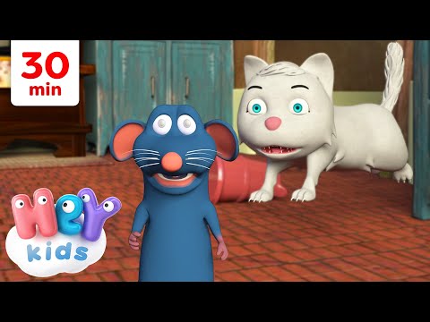Il Codino del Topino e Altre Canzoni !  | Canzoni di Animali per Bambini | HeyKids Italiano