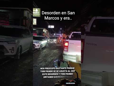 Escándalo en San Marcos, Carazo. Un susto y suspenso, pero era. #cosasquepasan #sanmarcos #nicaragua