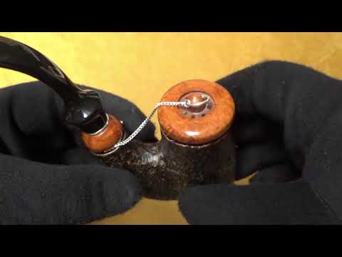 Pipa Brebbia Oom Paul Sabbiata - filtro 9mm