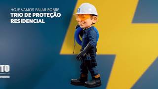 BR Trio de Proteção Elétrica: Minidisjuntor, IDR e DPS | Segurança para instalação | Circuito Soprano