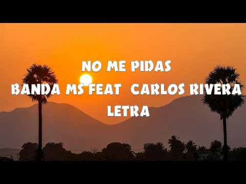 BANDA MS FEAT  CARLOS RIVERA  - NO ME PIDAS - LETRA