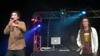 Tchong & Karma (Broussaï) - Live Rebel Music (World Jam Riddim) (Lucquy, Novembre 2013)