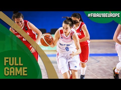 Great Britain v Moldova - Full Game - FIBA U18 Women's European Championship 2017 - DIV B