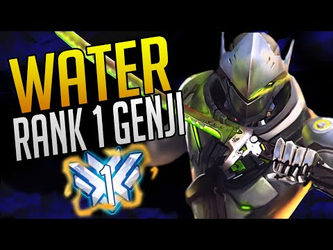 BEST OF WATER - RANK #1 WORLD GENJI | Overwatch Water Genji Montage & Esports Facts