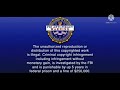 FBI Anti Piracy Warning Screen