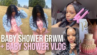 grwm for my baby shower + baby shower vlog | pregnant at 17