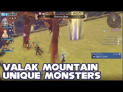 All Valak Mountain Unique Monsters & Locations - Xenoblade Chronicles Definitive Edition