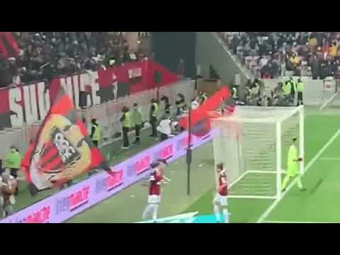 Incredible work from Gouiri who finds Dolberg, finds the back of the net with a brilliant strike.