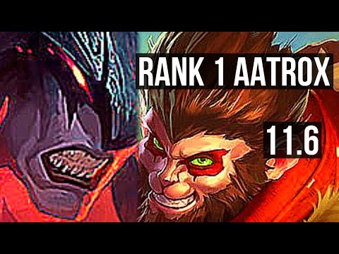 AATROX vs WUKONG (TOP) | Rank 1 Aatrox, 11/5/16, Dominating, Rank 13 | TR Challenger | v11.6