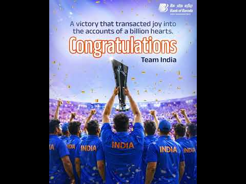 Bank of Baroda | Congratulations Team India
