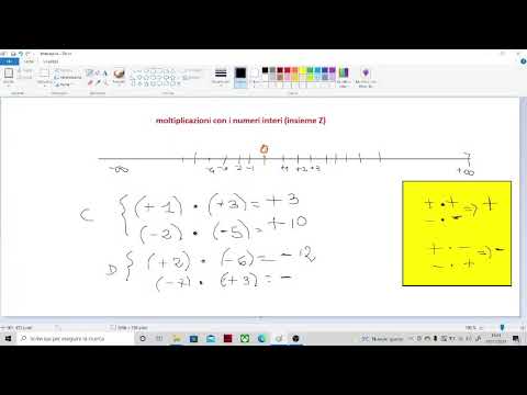 moltiplicazioni e divisioni con i numeri interi (insieme Z)