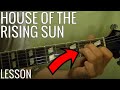 Guitar Lesson - HOUSE OF THE RISING SUN ...